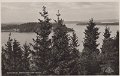 Björboholm. Utsikt över sjön Mjörn. Postgånget 31 augusti 1943. C.A. Träff 3536