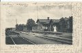 Floda Station. Postgånget 15 aug 1902