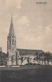 Skallsjö kyrka. Postgånget 24 juli 1950. Förlag Einar Erikson, Alingsås