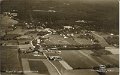 Flygfoto av Gråbo stationssamhälle. Postgånget 25 augusti 1938. Ensamrätt AB Almquist Cöster, Helsingborg. Ahrenbergsflyg. Foto Lilljeqvist