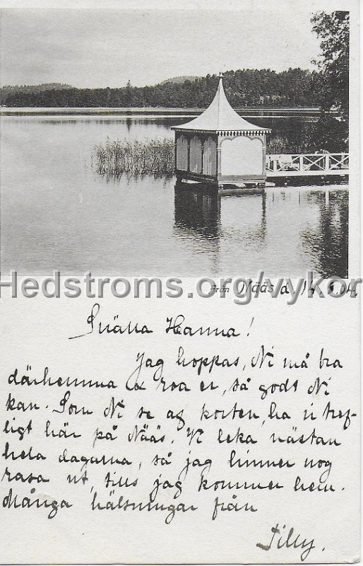 Från Nääs. Postgånget 14 augusti 1904.jpeg - Från Nääs.Postgånget 14 augusti 1904.