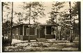 Ungdomsgården. Sjövik. Paviljongen. Postgånget 26 juli 1950