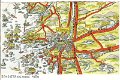 Kartkort över Lerum och övriga Göteborgsområdet. Ej postgånget, daterat 1_7 -51