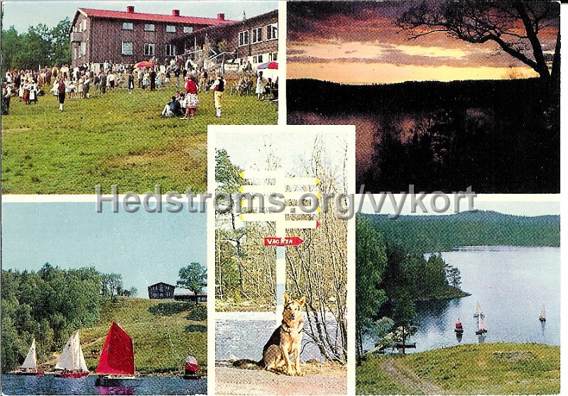 Harskogens Friluftsgard, Lerum. Postganget 20 maj 1966. NP Forlaget.jpg - Härskogens Friluftsgård.Postgånget 20 maj 1966.NP förlaget.