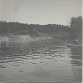 Fotografi. Märkt 79 Järnvägsraset vid sjön Aspen år 1913 på baksidan