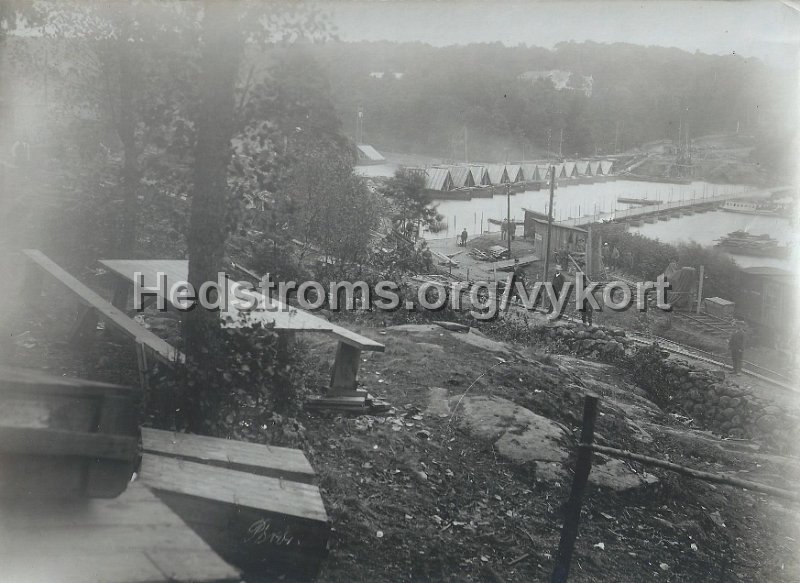 Fotografi. Markt No 5 pa baksidan.jpeg - Fotografi.Järnvägsraset vid Aspen 14 juni 1913.Märkt No 5 på baksidan