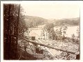 Fotografi. Jarnvagsraset vid Aspen 14 juni 1913. Odaterat