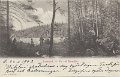 Jonsered - Vy vid Ramsjön. Postgånget 22 mars 1903. Imp J. Portelius