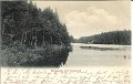 Ramsjön vid Jonsered. Postgånget 22 september 1902. Imp. J. Portelius