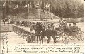 Parti från Jonsered vid Konung Oscarsbesök 1901. Postgånget. Imp. J. Portelius