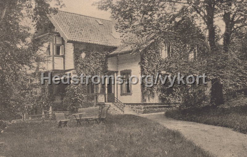 Hojden, Jonsered. Postganget 15 juli 1918.jpg - Höjden, Jonsered.Postgånget 15 juli 1918.