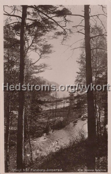 Utsigt fran Furuborg, Jonsered. Odaterat. A.-B, Goteborgs Konstforlag. Jonsereds handelsbod.jpg - Utsigt från Furuborg, Jonsered.Odaterat.A.-B, Göteborgs Konstförlag.Jonsereds handelsbod.