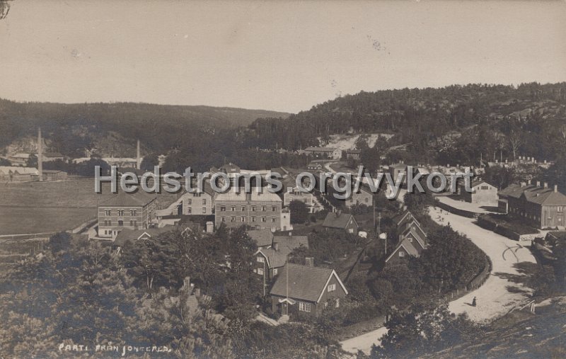 Parti fran Jonsered. Postganget 24 april 1925.jpg - Parti från Jonsered.Postgånget 24 april 1925.