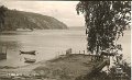 Utsikt över sjön Aspen. Postgånget 27 augusti 1936. Einar Erikson, Alingsås