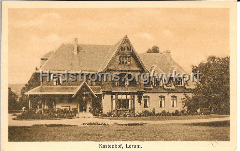 Kastenhof, Lerum. Postganget 11 februari1919. A-B Goteborgs Konstforlag.jpg - Kastenhof, Lerum.Postgånget.Förlag: AB Göteborgs Konstförlag.