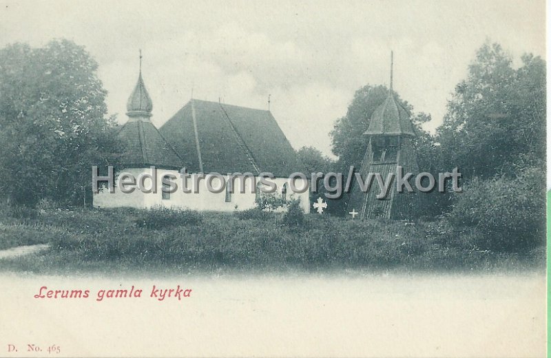 Lerums gamla kyrka. Odaterat.jpeg - Lerums gamla kyrka.Odaterat.D. No. 465.