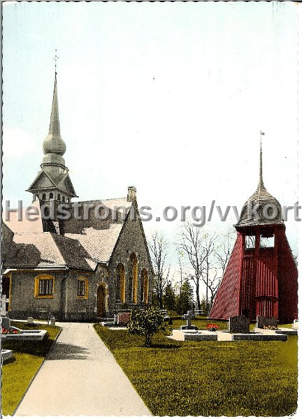 Lerums kyrka. Postganget 15 xx 1969. Forlag Lerums Bok  Pappershandel A B, Lerum. Copyright Hartmans, Uppsala. Foto 66 1.jpg - Lerums kyrka.Postgånget 15 xx 1969.Förlag: Lerums Bok & Pappershandel A B, Lerum.Copyright: Hartmans, Uppsala. Foto 66 1.