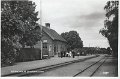 Bjorboholm Jarnvagsstationen. Postganget 2 juli 1947. Pressbyran 19249