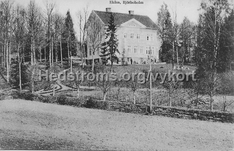 Ekasa, Bjorboholm. Postganget 15 juli 1925.jpeg - Ekåsa, Björboholm.Postgånget 15 juli 1925.