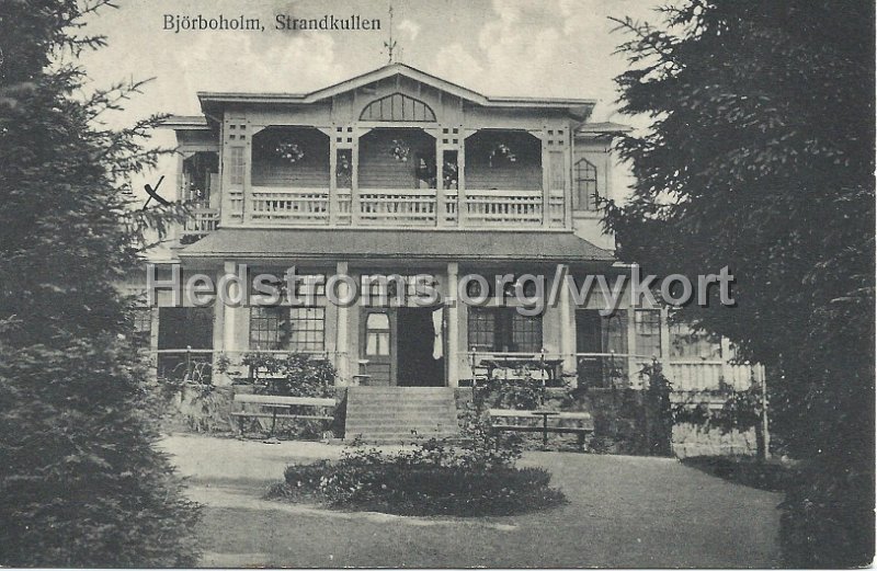 Bjorboholm, Strandkullen. Postganget 23 juli 1930.jpeg - Björboholm, Strandkullen.Postgånget 23 juli 1930.