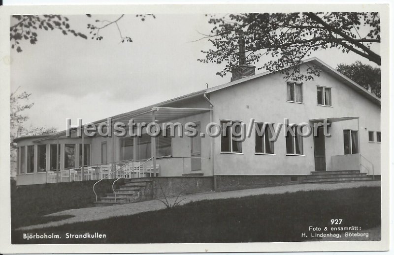 Bjorboholm. Strandkullen. Daterat 26 juni 1951. Foto ensamratt H. Lindenhag, Goteborg. 927.jpeg - Björboholm. Strandkullen.Daterat 26 juni 1951.Foto & ensamrätt: H. Lindenhag, Göteborg. 927.