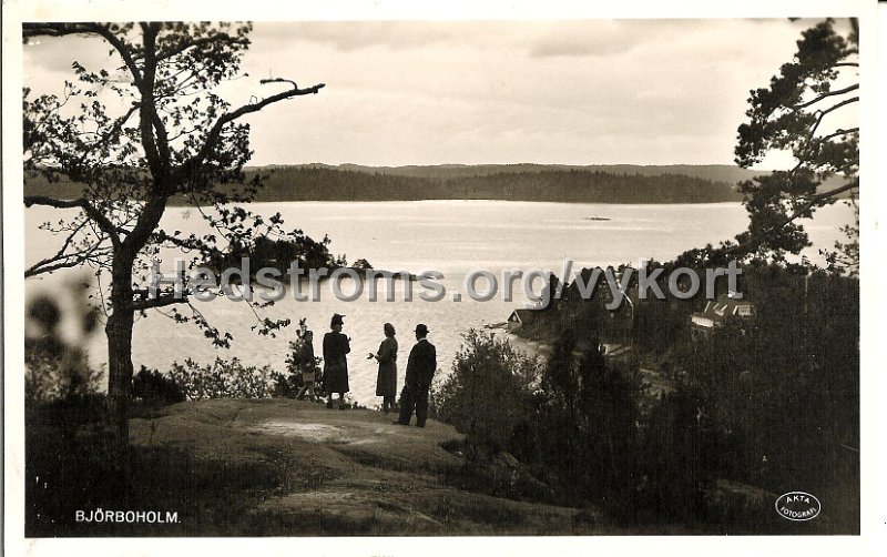 Bjorboholm. Poistganget 22 juli 1949. C.A. Traaff.jpg - Björboholm.Postgånget 22 juli 1949.C.A. Träff.