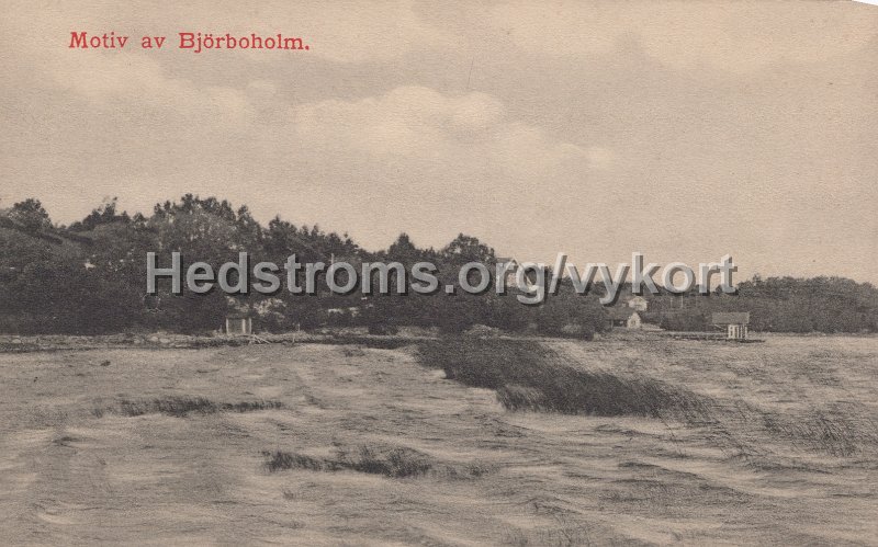 Motiv av Bjorboholm. Odaterat. J.E. Lindqvists Vykortsforlag, Bjorboholm.jpg - Motiv av Björboholm.Odaterat.J.E. Lindqvists Vykortsförlag, Björboholm.