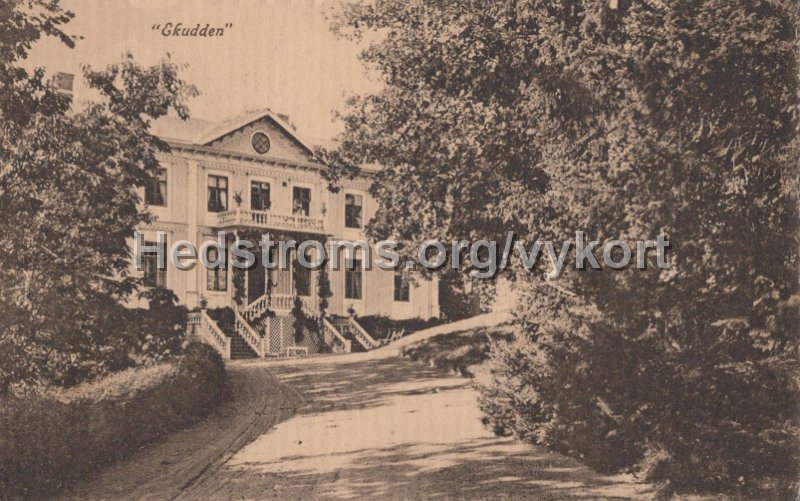 Ekudden. Postfanget 25 juli 1918.Foto Kaleb Torin, Aligsas. Import.jpg - Ekudden.Postgånget 25 juli 1918.Foto: Kaleb Torin, Alingsås. Import.