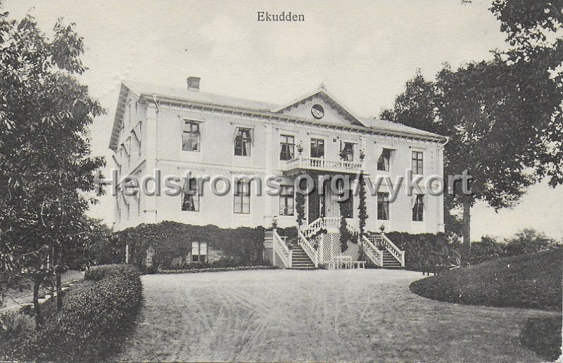 Ekudden. Postganget 8 augusti 1917. Svenska Litografiska.jpeg - Ekudden.Postgånget 8 augusti 1917.Svenska Litografiska.