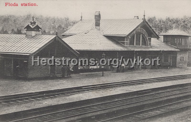 Floda Station. Handrackt.jpg - Floda Station.Handräckt.