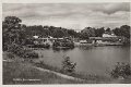 Floda. Jarnvagsstationen. Postganget Midsommarafton 1949. Pressbyran 19178