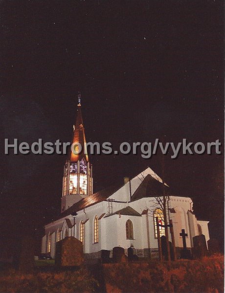 Skallsjo kyrka 2011 med sitt nya Ljustorn. Odaterat.jpeg - Skallsjö kyrka 2011 med sitt nya Ljustorn.Odaterat.