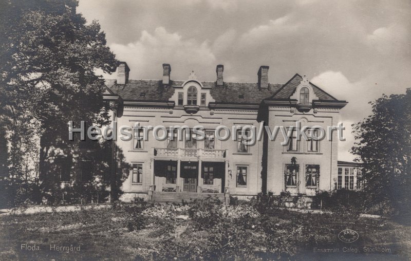 Floda Herrgard. Odaterat. Calegi Vykortslager.jpg - Floda Herrgård.Odaterat.Ensamrätt Calegi Stockholm.