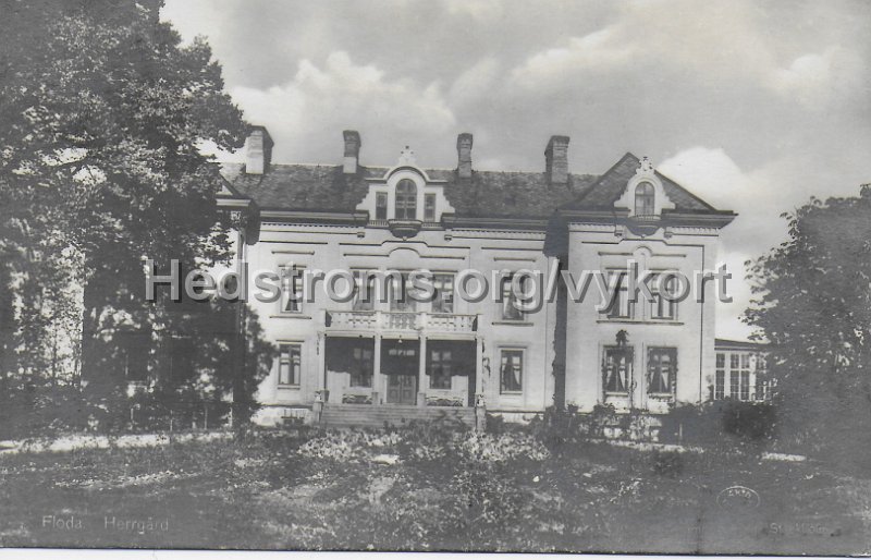 Floda Herrgard. Postganget 18 mars 1940. Calegi-Vykortslager. Nr. 3404.jpeg - Floda Herrgård.Postgånget 18 mars 1940.Ensamrätt Calegi Stockholm. Nr. 3404.