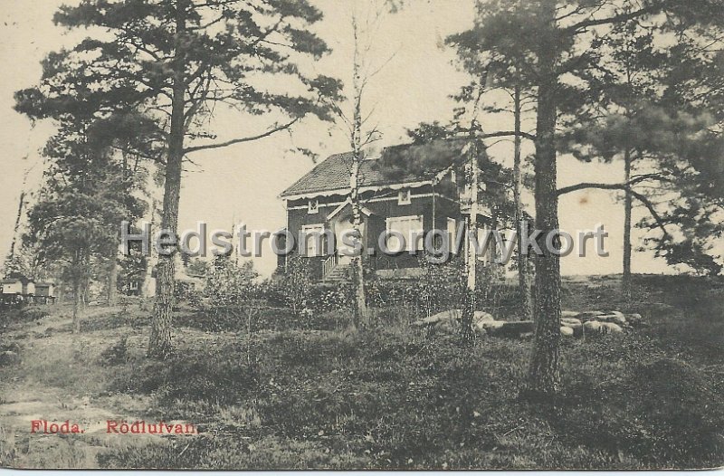 Floda Rodluvan. Postganget 29 mars 1910.jpeg - Floda Rödluvan.Postgånget 29 mars 1910.