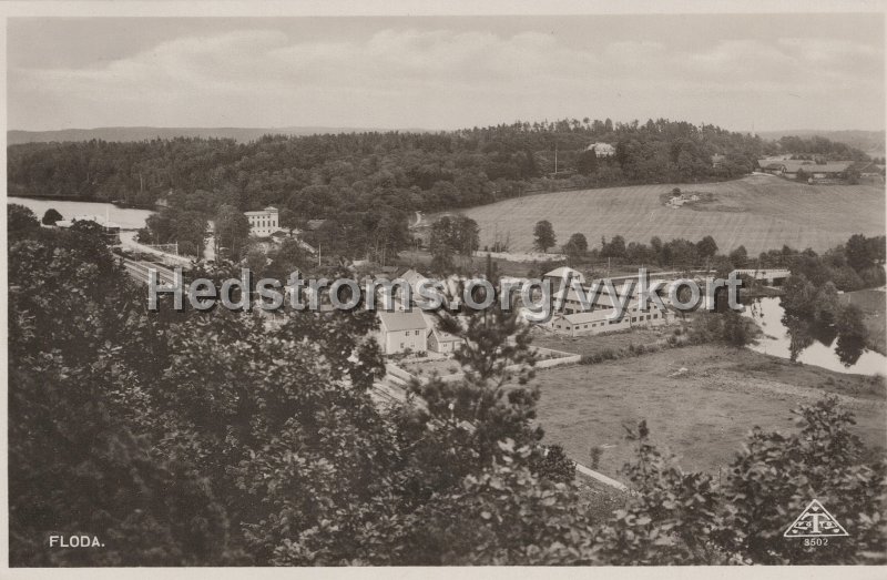 Floda. Postganget midsommarafton. C.A. Traff 3502.jpg - Floda.Postgånget midsommarafton.C.A. Träff 3502.