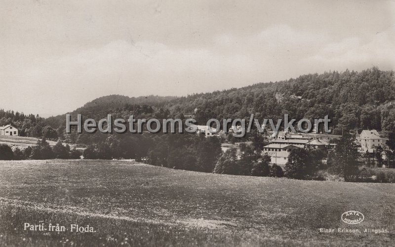 Parti frlan Floda. Postgpnget 22 xxx 1933. Einar Erikson, Alingsas.jpg - Parti från Floda.Postgånget 22 xxx 1933.Einar Erikson, Alingsås.