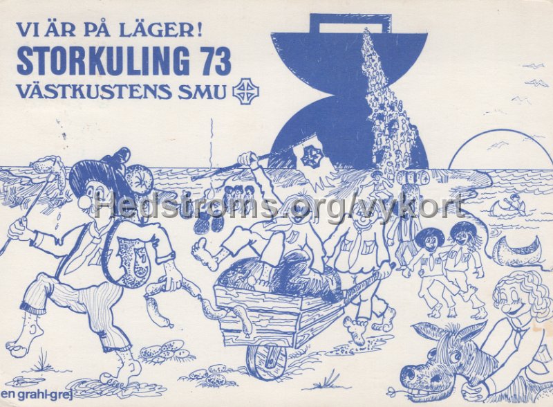 Storkuling 73. Vastkustens SMU. Postganget 15 juni 1973..jpg - Storkuling 73.Västkustens SMU.Postgånget 15 juni 1973.