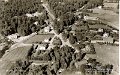 Flygfoto over Grabo. Postganget juli 1958. Ensamratt Foto AB Flygtrafik, Dals Langed