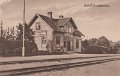 Grabo Jarnvagsstation. Postganget 3 juni 1928. Foto Bror Karlstrom, Stockholm