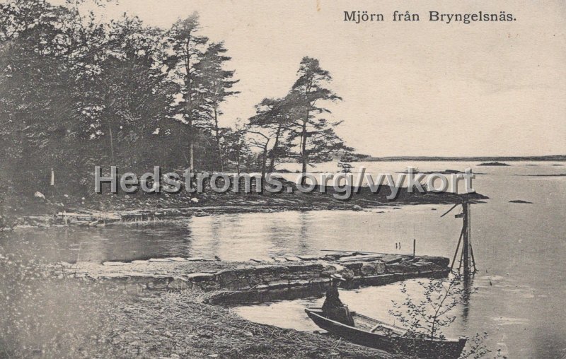 Mjorn fran Bryngelsnas. Postganget 16 augusti 1911.jpg - Mjörn från Bryngelsnäs.Postgånget 16 augusti 1911.