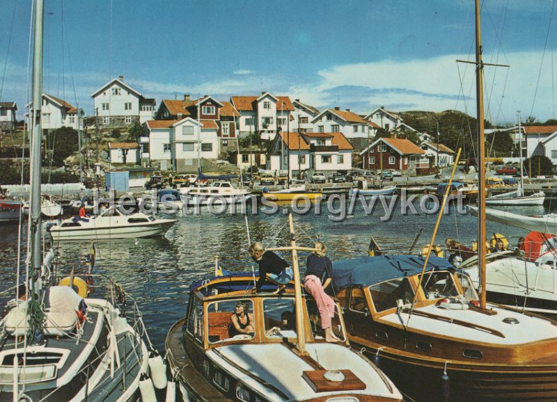 Mollosund. Lustbatar i hamnen. Odaterat. Carlaforlaget AB. 1417..jpg - Mollösund. Lustbåtar i hamnen.Odaterat.Carlaförlaget AB. 1417.