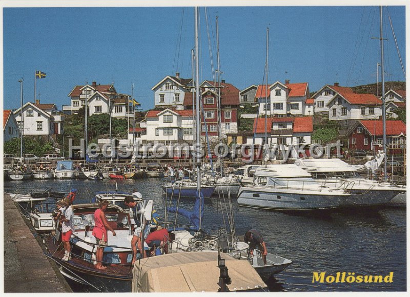 Mollosund. Mollosund Gasthamnen. Odaterat. Carlaforlaget AB. 4257..jpg - Mollösund.Mollösund Gästhamnen.Odaterat.Carlaförlaget AB. 4257.