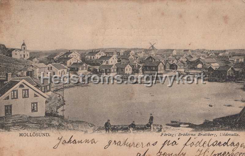 Mollosund. Postganget. Forlag Broderna Brattberg, Uddevalla.jpg