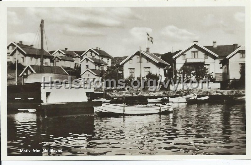 Motiv fran Mollosund. Odaterat. Ej postganget.jpeg - Motiv från Mollösund. Odaterat. Ej postgånget.