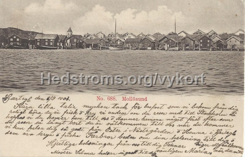 No. 698. Mollosund Postganget 6 sept 1903.jpeg