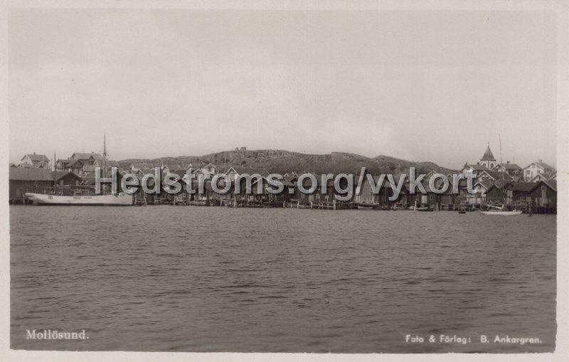 Mollosund. Mersey LL328. Odaterat. Foto forlag B. Ankargren.jpg - Mollösund.Mersey LL328.Odaterat.Foto & förlag: B. Ankargren.