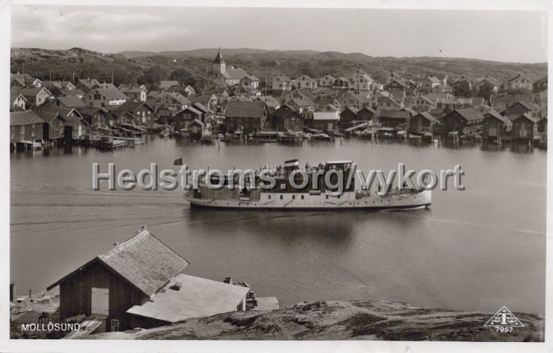 Mollosund. Postganget 24 augusti 1957. Traff 7957.jpg - Mollösund.Postgånget 24 augusti 1957.Träff 7957.