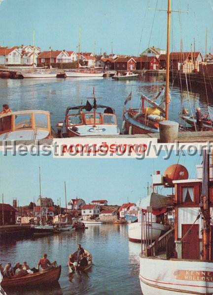 Mollosund. Postganget 8 juli 1969. Forlag R-foto Ake Rask AB. Stromstad.jpg - Mollösund.Postgånget 8 juli 1969.Förlag: R-foto Åke Rask AB. Strömstad.