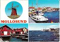 100 Bohuslan Mollosund. Odaterat. Handelsbolaget Harry Lange Vykortsproduktion. R122